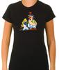 Asterix and Obelix Funny Characters  3/4 Short Sleeve T Shirt Woman F061