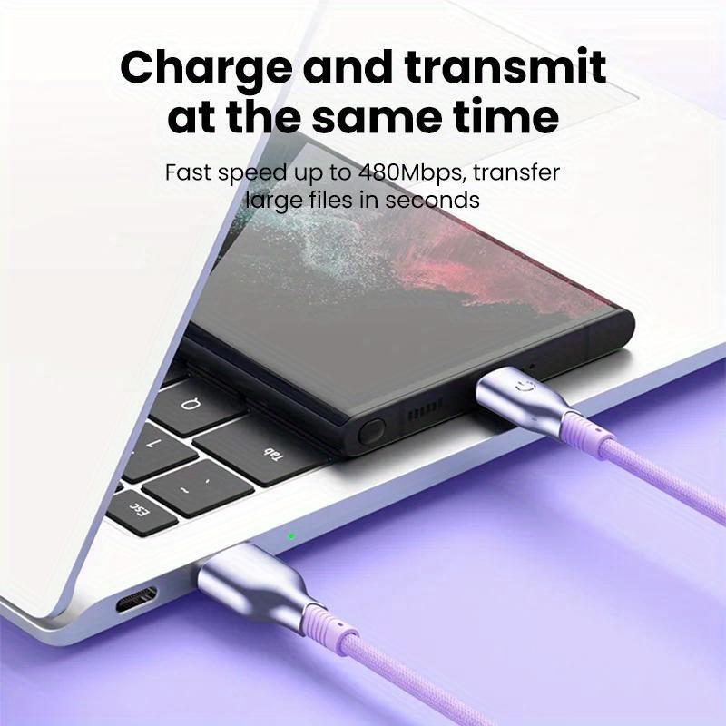 Кабель передачи данных Type-C C-C Мобильный кабель передачи данных Кабель для быстрой зарядки