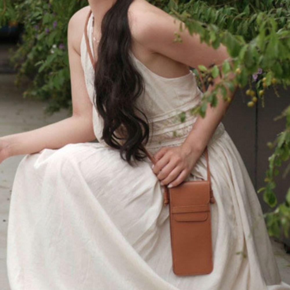 Сумка для очков из искусственной кожи, наплечная, чехол для очков ручной работы, сумка для хранения очков