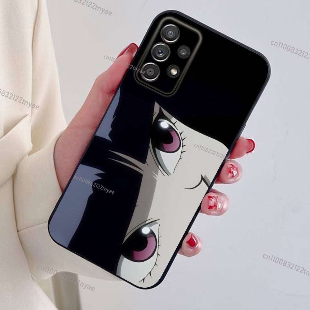 S-Shizuku M-Murusaki Phone Case For Samsung S24,21,22,23,30,Ultra,20,Plus,Note,10,9,Black soft silicone case TPU