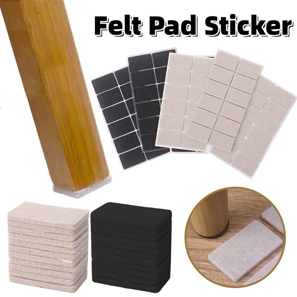 12Pcs/Sheet Table Leg Cover Felt Chair Leg Pads Home Furniture Accessory Anti Scratch Mat