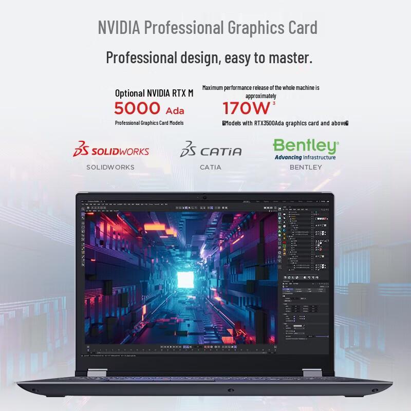 Lenovo Мобильная рабочая станция P16 для дизайна и игр (Китайская версия)