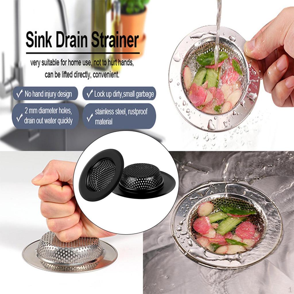 Kitchen Sink Drain Strainer Effectively Replace Stainless Steel Up Stopper Hair Catcher for