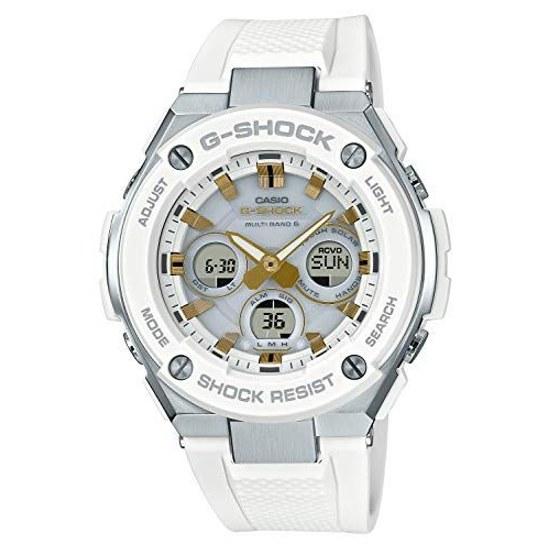 Casio wristwatch G-Shock G-STEEL radio solar GST-W300-7AJF mens white