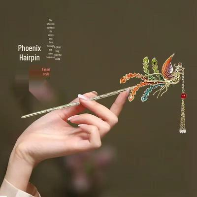 Ручная работа 2025 Китайская заколка для волос с масляными разводами - Аксессуар для волос в винтажном стиле