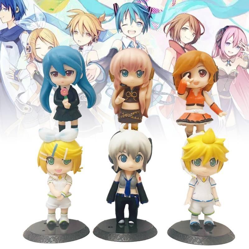 Adorable Pvc Anime Singer Figurines Set Perfect For Collectors Cute Cartoon Toys
