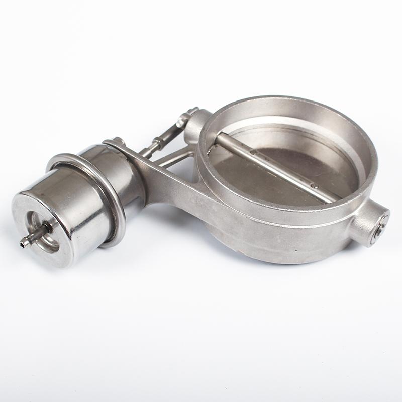 Car Exhaust Cutout Valve 304 Stainless Steel Air Vacuum Pump Control 2.0 Inch to 3.5 Inch Sounds Change Modification Accessory