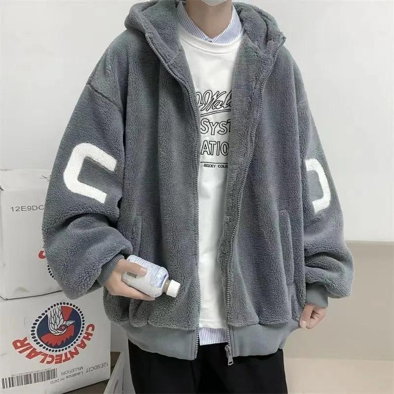 Плюшевая куртка с капюшоном, женская осенне-зимняя стеганая и утолщенная свободная хлопковая одежда больших размеров, теплая и уютная куртка