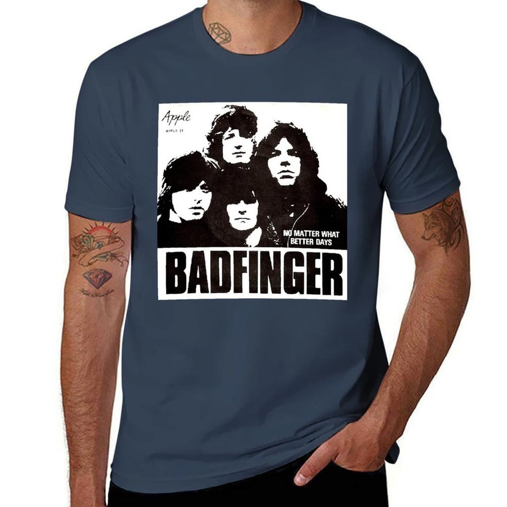 No Matter What Power Pop Classic Rock 1970 Classic Alternative Badfinger Tshirt Simple Graphic Design Tshirt