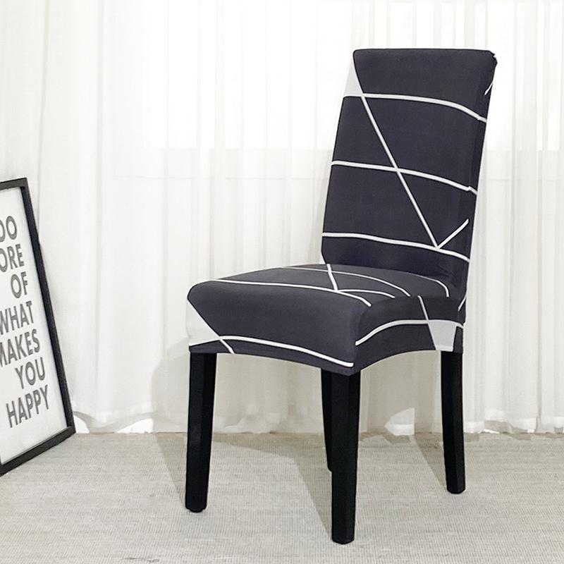 Stretch Spandex Dining Chair Cover Removable Washable Anti Dust Seat Protector Slipcover Multicolor For Home Kitchen