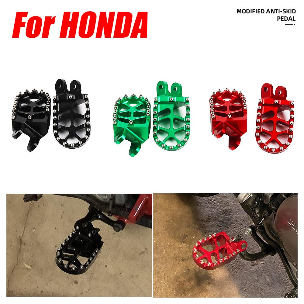 Motorcycle Footrest Footpegs Foot Pegs Rest Pedal For HONDA XR650L XR650R XR600R XR600 XR650 XR 650L 650 L R 650R Accessories