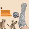 Устойчивые к укусам перчатки для кошек, защищающие от царапин, водостойкие, многоцелевые для купания питомца, ухода, кормления на улице