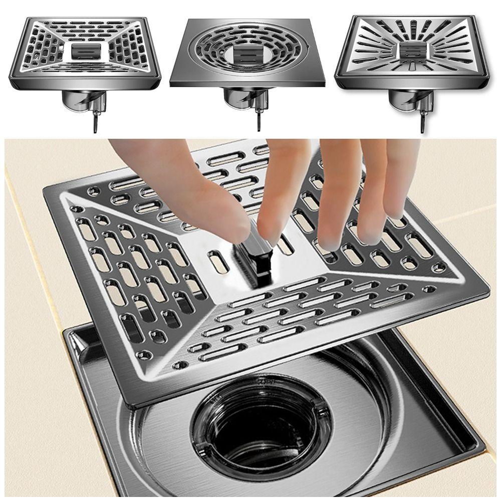Нержавеющая сталь Душевая кабина Пол Сливной фильтр Предотвращение обратного потока Аксессуары для ванной комнаты