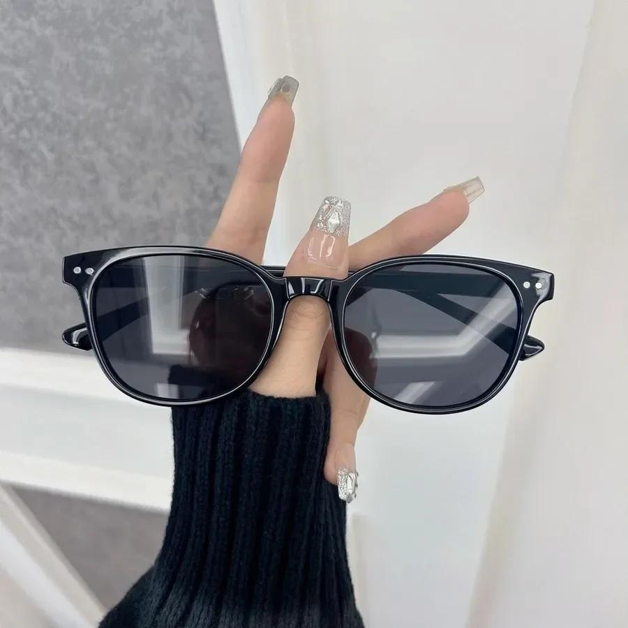 Vintage Square Sunglasses Women Men Retro Casual Fashion Black Clear Sun Glasses Female Eyewear