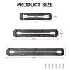 Kayak Rail Track Paddle Holder Clip Rod Holder Track Mount Accessories No Drilling Kayak Accessories Mount Track Fishing