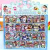 Kawaii Crayon Shin-chan 3D Double-Layer Cartoon Sticker Cute DIY Mobile Phone Case Decoration Sticker for Scrapbooking