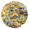 55 Мультяшных Наклеек Школьный Автобус для DIY Детского Дневника и Украшения Тетради