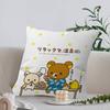 Cartoon Rilakkuma Decorative Room Aesthetics Pillow Case Home Decor Bedroom Sofa Bed Couch Pillow Cover x