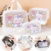 Large Capacity Toiletry Storage Bag PVC Makeup Bag Portable Cartoon Cosmetic Bag