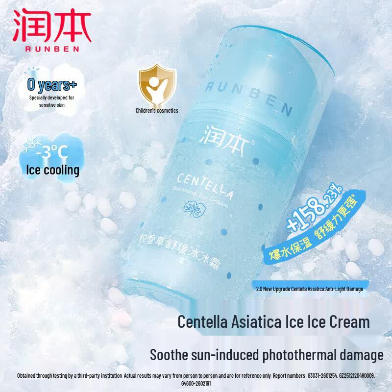 Runben Centella Asiatica Cooling Soothing Repair Cream