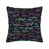 Rainbow Cartoon Dinosaur Pillow Cover  Novelty Pillow Case For Couch Sofa Bedroom Comfy Pillowcases Gift Idea