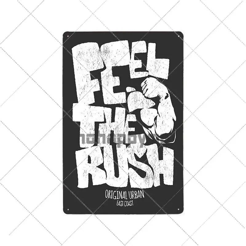 Правило для спортзала, металлический знак, фитнес, мотивационные цитаты, плакат, табличка для тренировки, человек, пещера, паб, бар, настенная декоративная винтажная тарелка 20x30 см