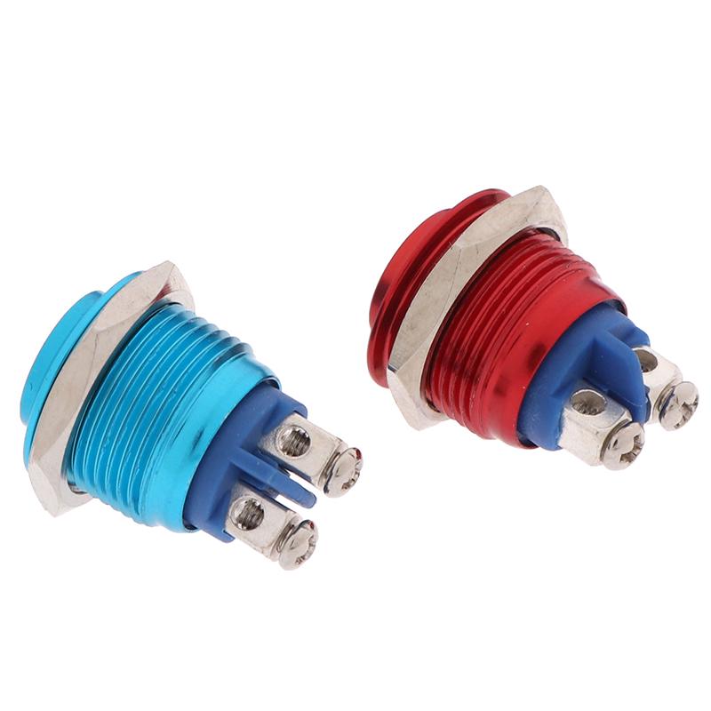 1Pc Momentary Push Button Switch 16mm Waterproof Mount Button Switch