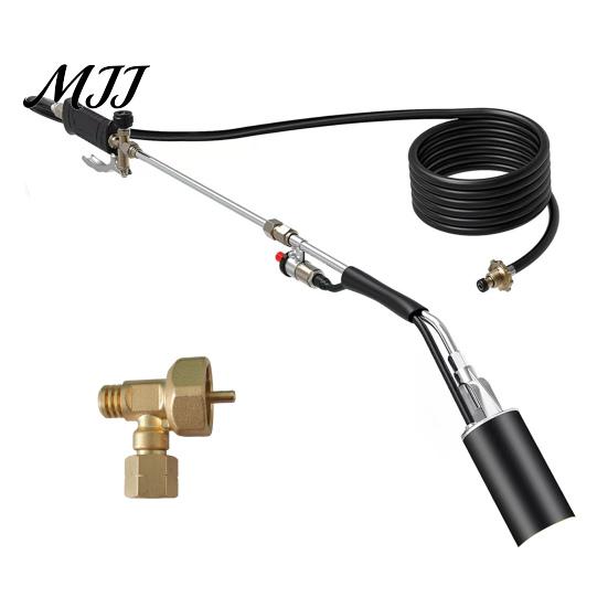 Flame Control Torch Propane Weed Burner Kit High Output Long Short Mode Self Garden Igniter Turbo Trigger Flamethrower with 10FT Hose for