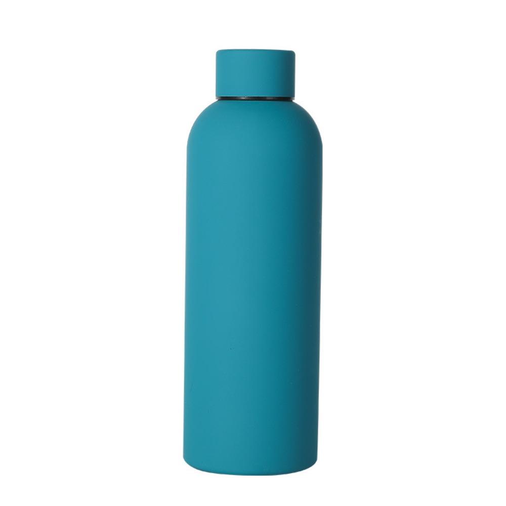 Leak-proof Insulated Water Bottle Stainless Steel Frosted Vacuum Flask Small Mouth Insulated Cup