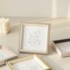 Square Desktop Picture Frame 10x10cm Photo Display Rack Exquisite Photo Frame  Photo Showcase