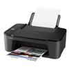 Canon Printer A4 Inkjet Multifunction Printer PIXUS TS3530 Black compatible For telework 2022 model 4 compatible ink series Wi-Fi colors, integrated,