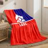 Dog Emblem Red Blue Blanket for all seasons blanket lunch break throw gift