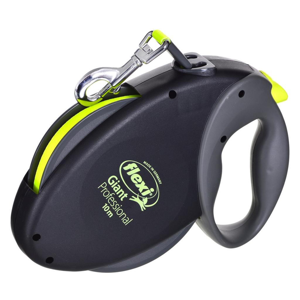 FLEXI SPECIAL GIANT L automatic dog leash, neon tape, 10m, up to 50kg