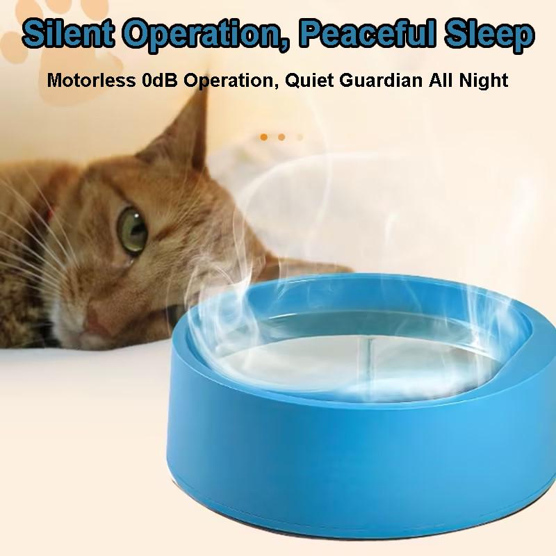 Heated Water Bowl 2.5 L/84.53 Oz Heated Pet Water Bowl Outdoor Heated Dog Dish Provides Drinkable Water in Winter for Dog & Cat