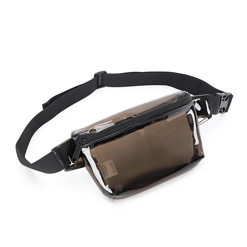 TINYAT Поясная сумка, женская поясная сумка для денег, телефона, прозрачная женская поясная сумка из ПВХ, поясная сумка, прозрачная сумка-банан для девочек