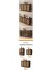 Chinese Sideboard & Integrated Storage Cabinet with French Rattan – Dustproof with Drawers