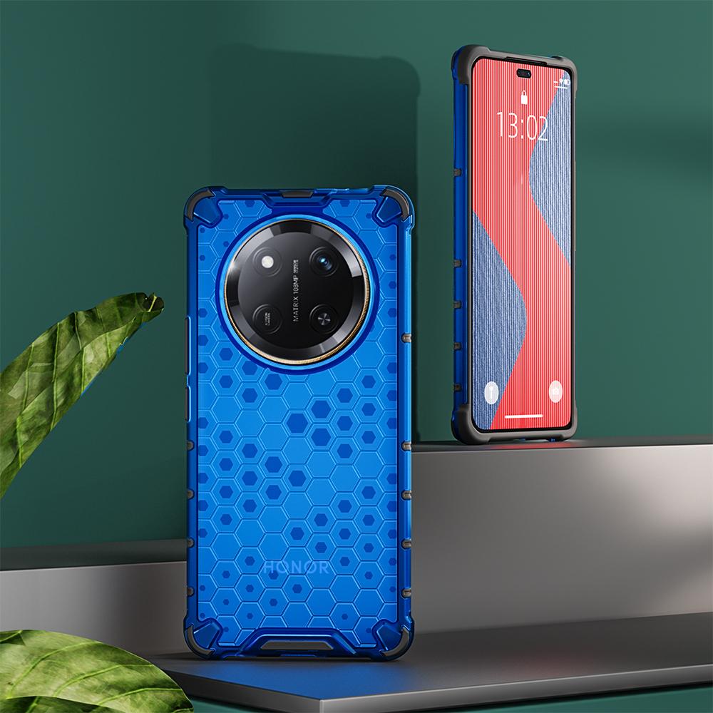 KEYSION Противоударный чехол для HONOR X9c Smart 5G Silicone+PC Прозрачный сотовый чехол для телефона Huawei Honor Magic 7 Lite 5G