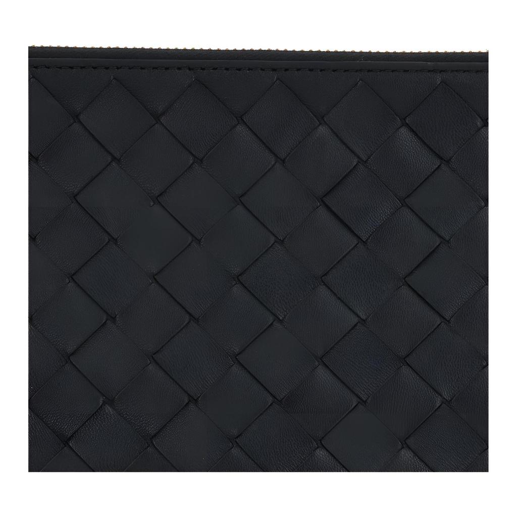 Bottega Veneta Плетеная бахрома из овчины Клатч Женский клатч Черный 749922VCPP38425