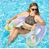 Надувные поплавки для бассейна U с блестками, радуга, стул, поплавки для взрослых, поплавки для бассейна, водные поплавки, плавающий стул для отдыха у бассейна, пляж, океан