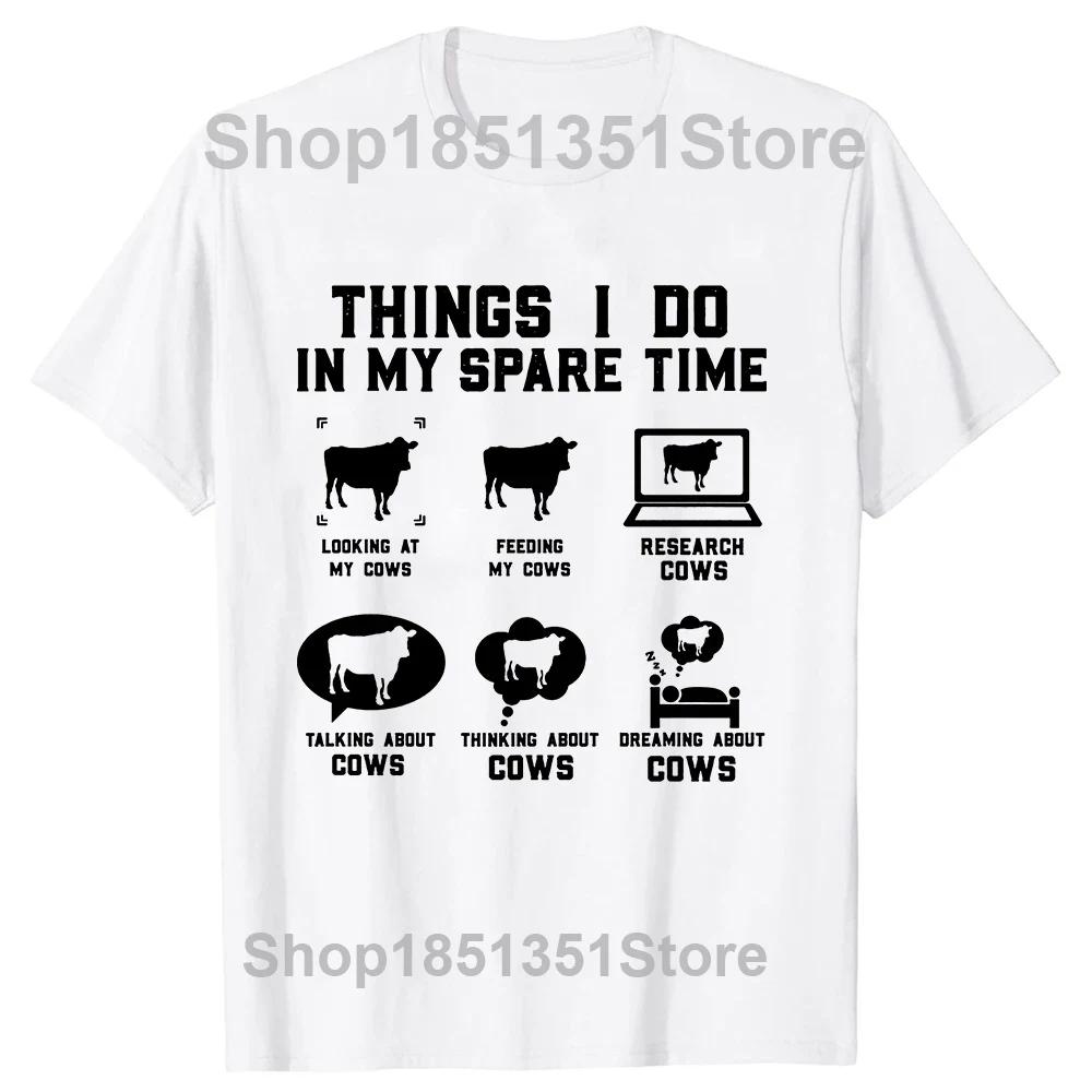 Types Of Cows Farmer Costume Cow Farming Farm Retro T Shirts Summer Graphic Cotton Streetwear Gifts Tshirt Mens Clothing