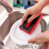 The Kitchen Decontamination Tape Handle Sponge Bottom Clean Brush Sponge Wipe