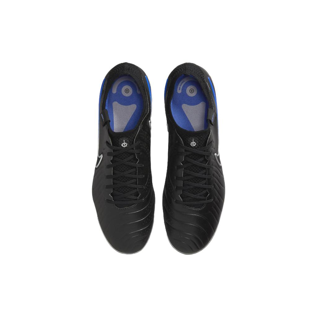 Nike Кроссовки Tiempo Legend 10 Elite AG Shadow Pack Unisex, черные, Hyper-Royal Chrome DV4330-040