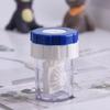 Women Mini Manual Contact Lens Cleaner Pink Blue Case Box Eye Contact Lenses Plastic Container Storage Holder Cleaning Tools