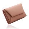 [KNUTe] Genuine Leather Tri-fold Mini Wallet Ladies Wallet Trifold Card Holder Skimming Prevention Coin Purse Compact Cute Fashionable Small Size
