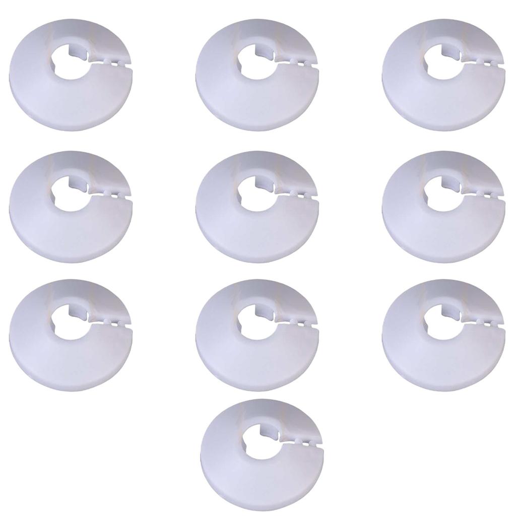 10 шт. Накладки на трубы отопления Пластиковые накладки на радиаторные трубы Простая установка для эстетического улучшения и легкого монтажа