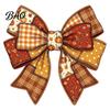 Indoor Outdoor Wall Hanging Vintage Patchwork Wooden Sign, Rustic Country Style Decor Holiday Gift for Home with Hemp Rope Door Fireplace, Autumn