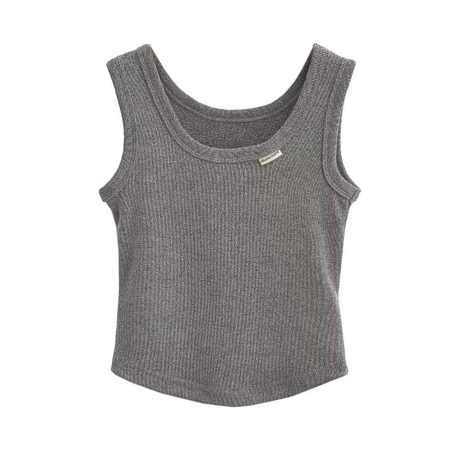 Летние женские майки, белые тонкие короткие футболки без рукавов, женская спортивная одежда