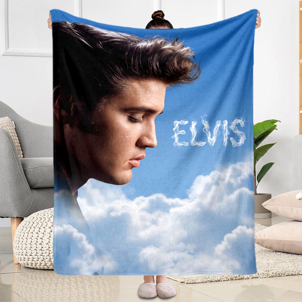 Golden Era Rock 'n' Roll Blanket Durable Comfort Suitable for Office Office Chair Livingroom for All Seasons Modern