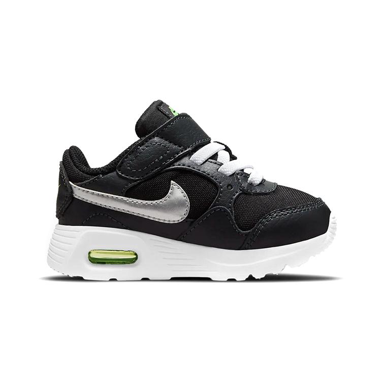 Nike Кроссовки Air Max SC Устойчивые к истиранию Дышащие Низкие Детские Черные Для младенцев и малышей CZ5361-005