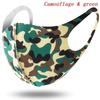 5pcs Camouflage Breathable Face Covers Dustproof Face Mask Anti-Dust Protection Windproof Sports for Men Bicycle Travel
